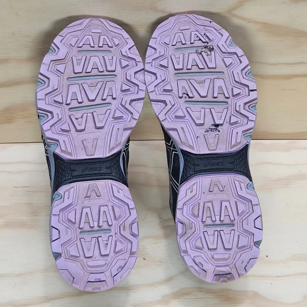 ASICS Gel-Venture 8 Womens Trail Running Shoes Black Purple 1012A708 Size 7.5